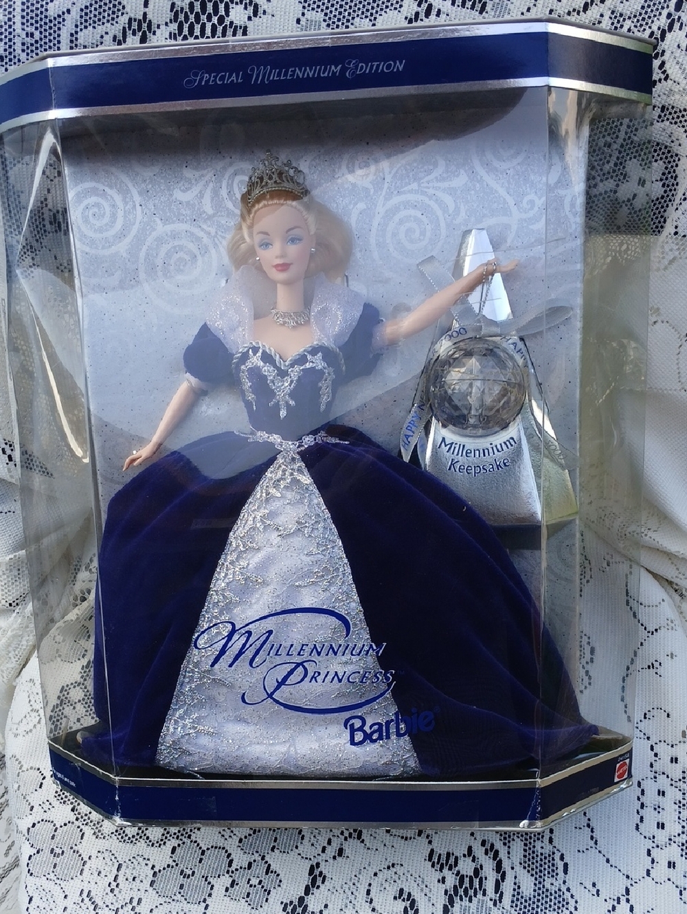 Barbie Special Millennium Princess - Deep Blue and Silver